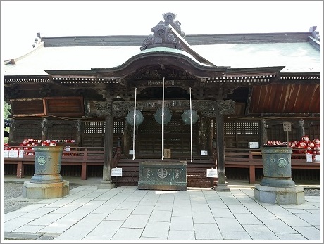 小林山達磨寺の本堂 霊符堂